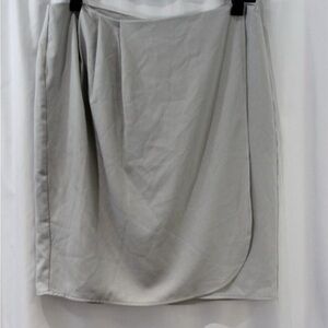 Elegant Gray Women's Skirt